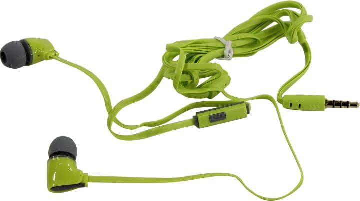 Наушники с микрофоном HARPER KIDS  H-52  Green (шнур  1.2м)
