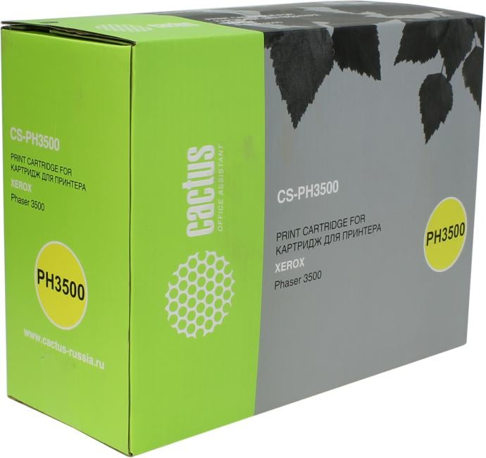 Тонер Картридж Cactus CS-PH3500 (106R01149) черный для Xerox Phaser 3500, 3500b (12000стр.)