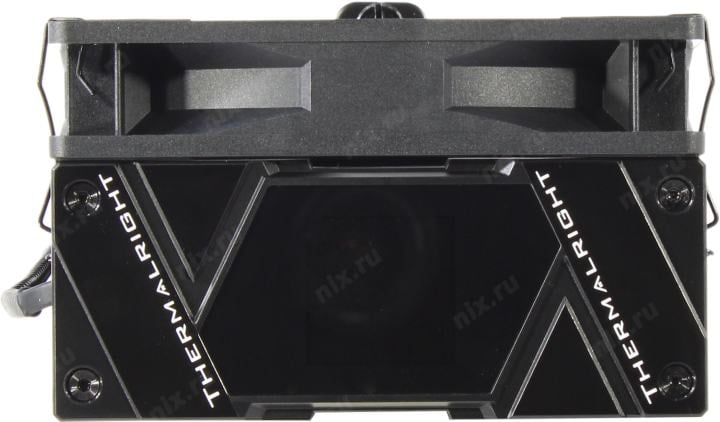 Thermalright <Assassin Spirit 120 Vision ARGB  Black>(115x/1200/1700/1851/AM4/AM5,25.6дБ,1500  об/мин,Al+т.трубки)