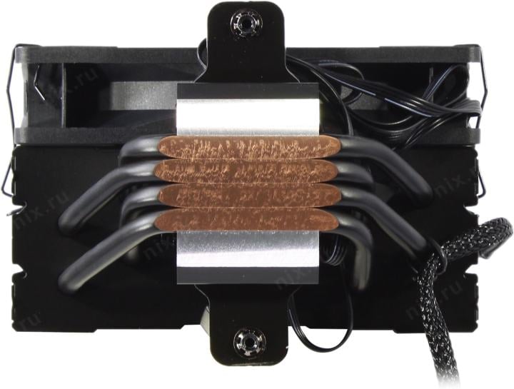 Thermalright <Assassin Spirit 120 Vision ARGB  Black>(115x/1200/1700/1851/AM4/AM5,25.6дБ,1500  об/мин,Al+т.трубки)