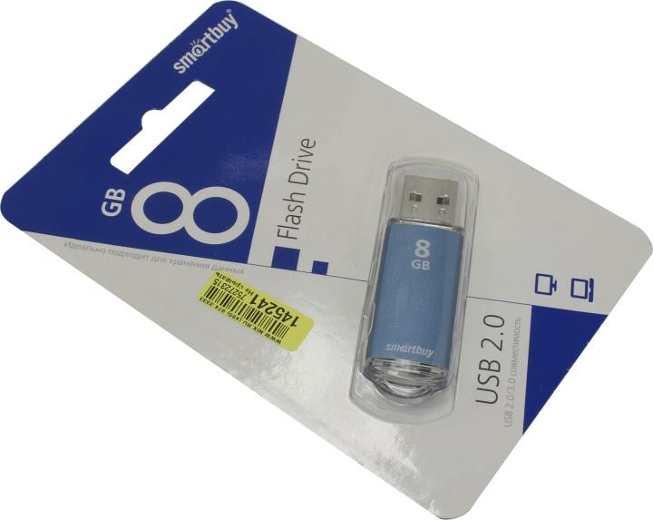 Флешка USB Smartbuy SB8GBVC-B, 8ГБ, USB 2.0