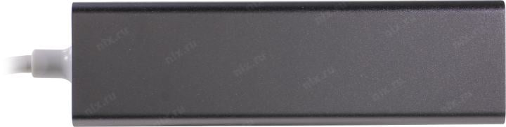 KS-is <KS-410> USB3.0 Hub  3 port, LAN,  подкл.  USB-C
