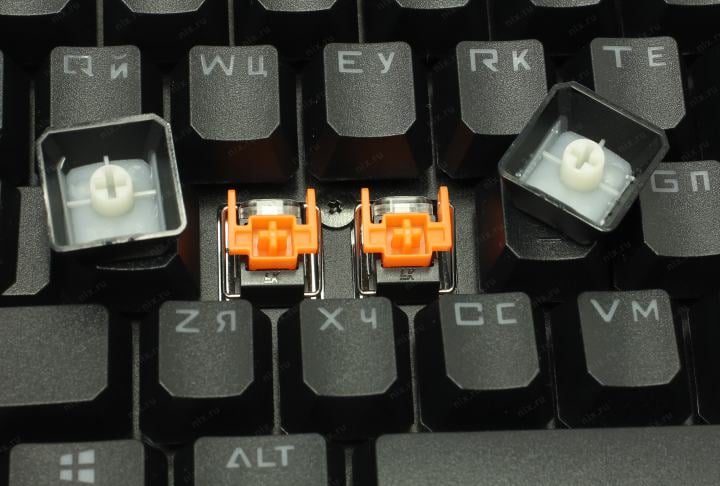 Клавиатура Bloody B975  <USB>  104КЛ,  подсветка клавиш
