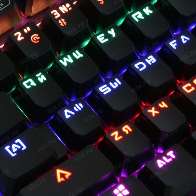 Клавиатура Bloody B975  <USB>  104КЛ,  подсветка клавиш