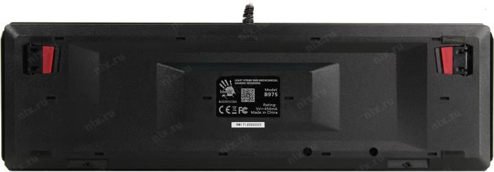 Клавиатура Bloody B975  <USB>  104КЛ,  подсветка клавиш