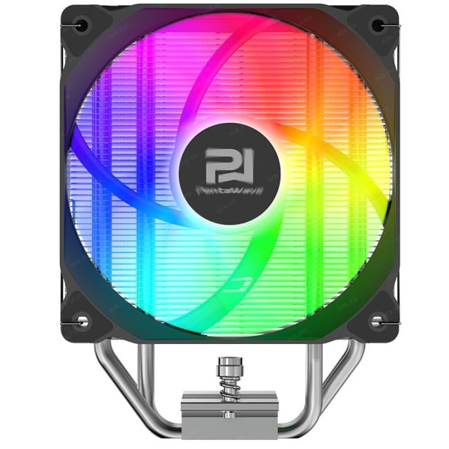 Кулер PentaWave PC-Z04E SRB ARGB V2  (TDP 220W, 1*120mm ARGB PWM Fan, 4 тепловые  трубки  6мм,  600-1950RPM, 12-32,6dBa)