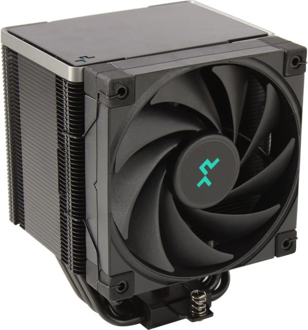 Deepcool <R-AK500-BKNNMT-G-1>  AK500 ZERO DARK(4пин,115x/1200/1700/2011/AM4/AM5,28дБ,500-1850об/мин,Al+Cu+теп.тр)