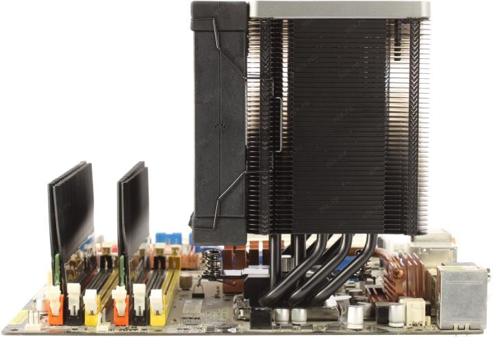 Deepcool <R-AK500-BKNNMT-G-1>  AK500 ZERO DARK(4пин,115x/1200/1700/2011/AM4/AM5,28дБ,500-1850об/мин,Al+Cu+теп.тр)