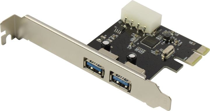 Плата интерфейсная KS-is KS-576L1, PCIe 2.0 x1, 2×USB 3.2 Type-A