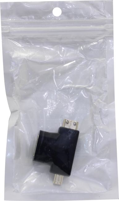 Адаптер KS-is KS-361, HDMI F в micro HDMI / mini HDMI M