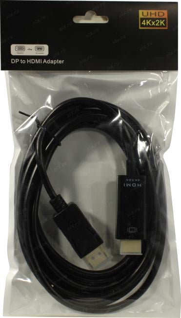 KS-is <KS-744-3> Кабель-адаптер DisplayPort(M) ->  HDMI 19(M) 3м