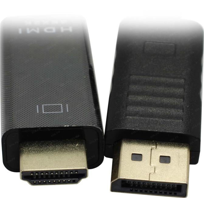 KS-is <KS-744-3> Кабель-адаптер DisplayPort(M) ->  HDMI 19(M) 3м