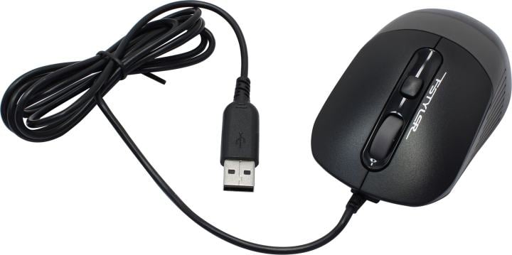 A4Tech FSTYLER Optical Mouse <FM10  Grey>  (RTL)  USB 4btn+Roll