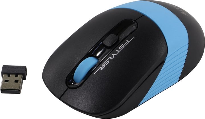 A4Tech FSTYLER Wireless Optical Mouse <FG10S Blue> (RTL)  USB  4btn+Roll
