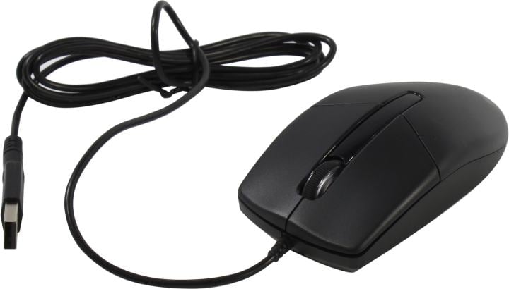 A4Tech V-Track Mouse  <N-530 Black>  (RTL) USB 3btn+Roll