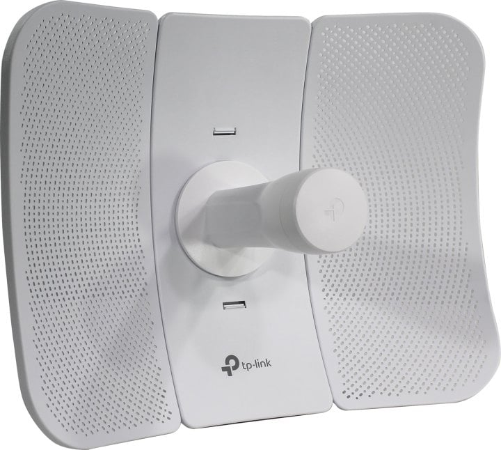 TP-Link - 5 ГГц 300 Мбит/с 23 дБи Наружная точка доступа Wi Fi
Скорость Wi-Fi до 300 Мбит/с на 5 ГГц
2×2 MIMO 23 дБи направленная антенна высокого усиления и металлическое экранирование для передачи данных на дальние расстояния
Всепогодный корпус IP65, защита от электростатического разряда до 15 кВ и защита от удара молнии до 6 кВ
Поддержка рабочих режимов: точка доступа, клиент, мост, ретранслятор, точка доступа с маршрутизатором, точка доступа и клиент-маршрутизатор