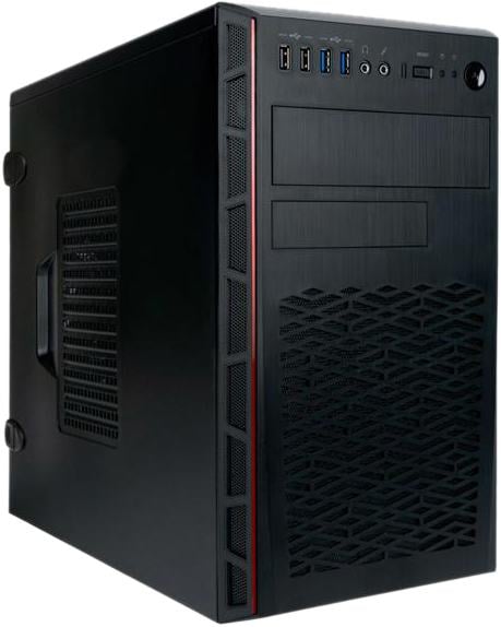 Minitower INWIN EMR065BL MicroATX  600W  (24+2x4+2x6/8пин)