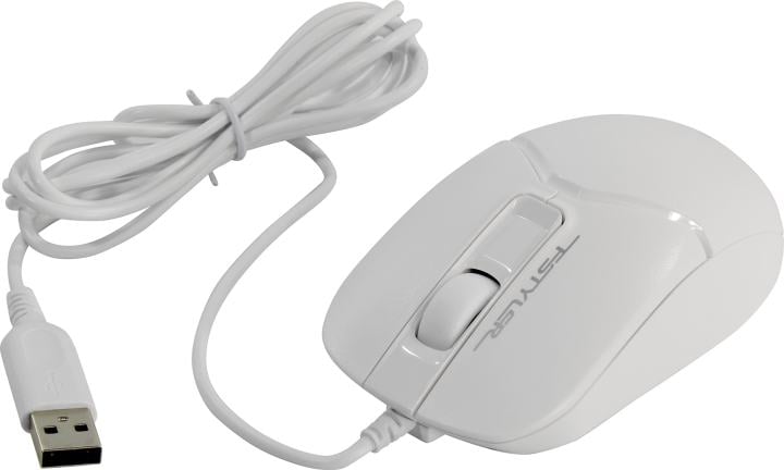 A4Tech FSTYLER Optical Mouse <FM12S White>  (RTL) USB 3btn+Roll