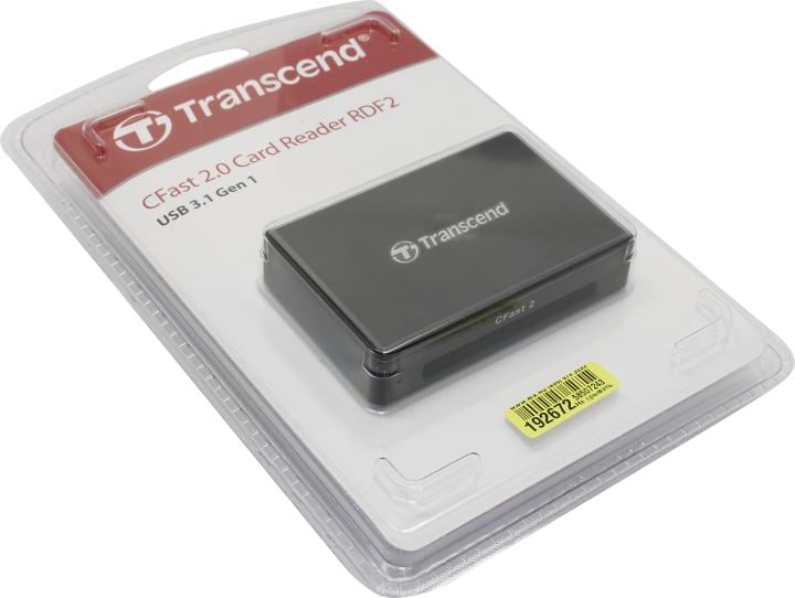 Внешний картридер Считыватель карты памяти Transcend Кард-ридер Transcend CFast 2.0 TS-RDF2