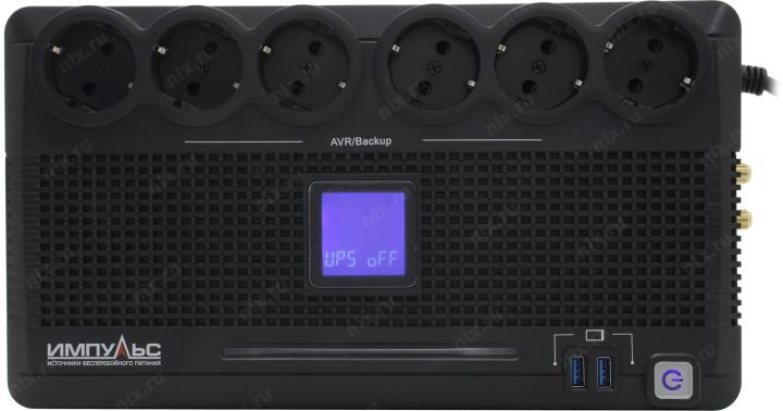 UPS 800VA  ИМПУЛЬС <ПИОНЕР 800>
