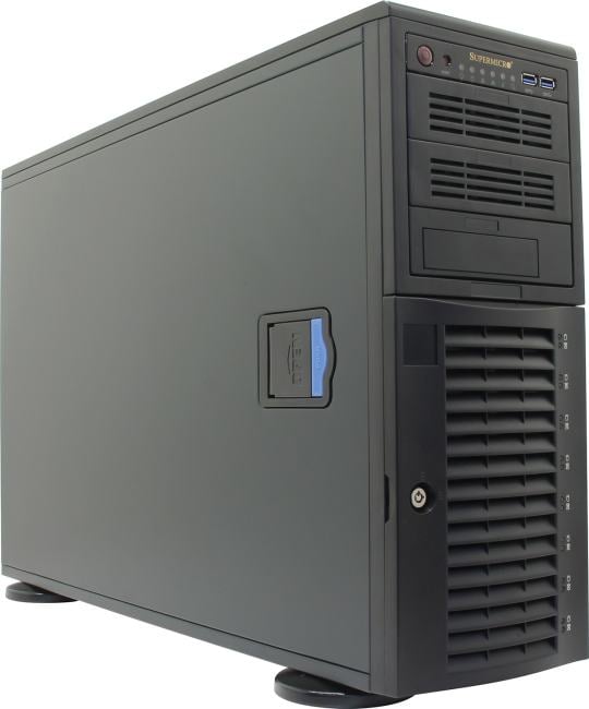 Корпус Supermicro CSE-743TQ-903B-SQ, 4U, 8×3.5" Hot-Swap, E-ATX