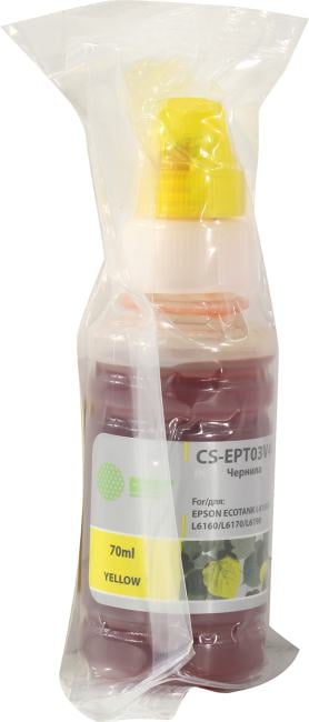 Чернила Cactus CS-EPT03V44A Yellow (70мл)  для EPS L4150/L4160/L6160/L6170/L6190