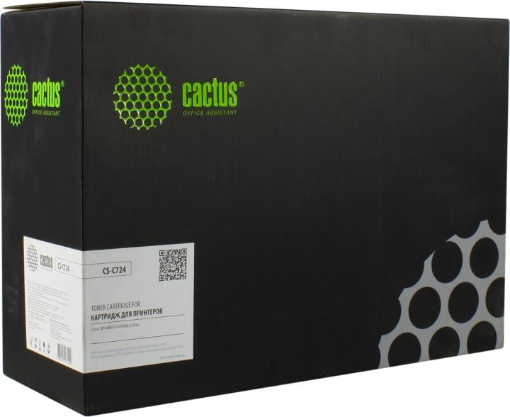 -/ Картридж лазерный Cactus CS-C724 724 черный (6000стр.) для Canon LBP 6480/6750/6480x/6750dn