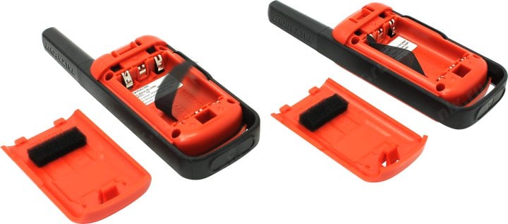 Motorola <TALKABOUT T42 Red> 2 порт. радиостанции (PMR446, 4 км, 8  каналов, LCD, 3xAAA)