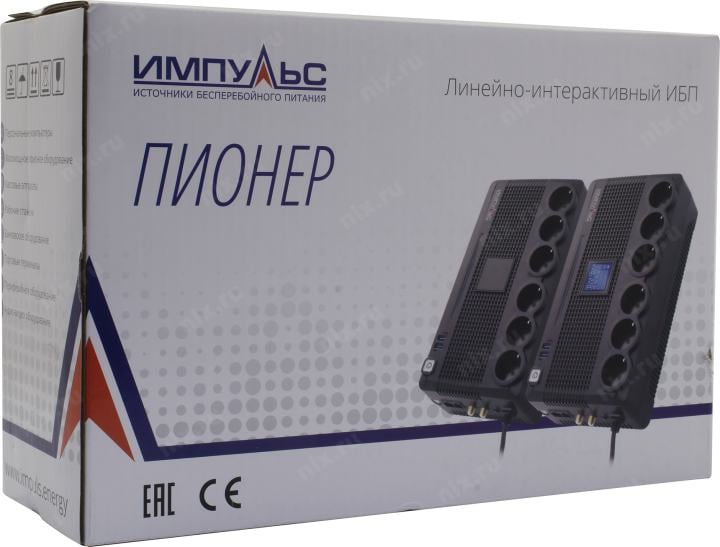 UPS 800VA  ИМПУЛЬС <ПИОНЕР 800>