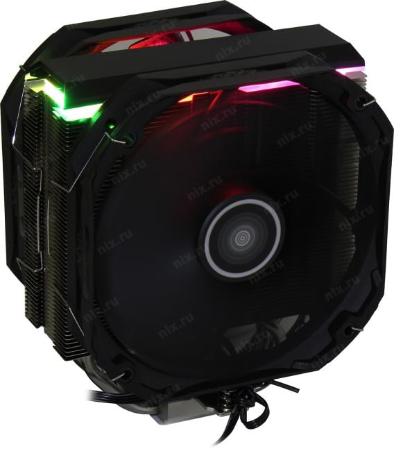 Deepcool <R-AS500-BKNLMP-G> AS500  PLUS (4пин, 1155/1200/2011/2066/AM4-FM2,500-1200об/мин,Al+тепл.трубки)