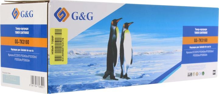 Картридж G&G GG-TK3160 для Kyocera  Ecosys  P3045dn/P3050dn/P3055dn/P3060dn