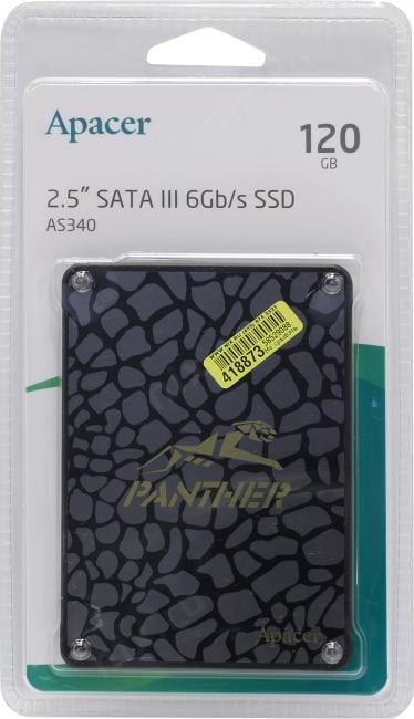 SSD Apacer AP120GAS340G-1, 120GB, 2.5", SATA 6Gb/s