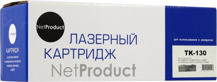 Картридж NetProduct TK-130 для Kyocera FS-1028MFP/1128MFP/FS1300D/1350DN (7200 стр,туба)