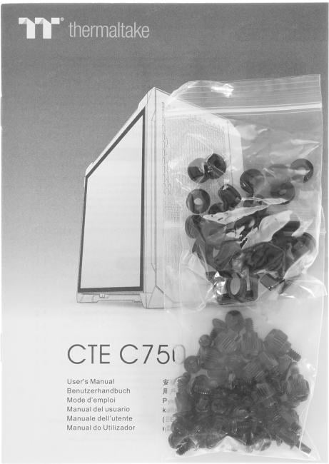 Bigtower Thermaltake <CA-1X6-00F1WN-00> Black CTE C750 Air E-ATX без  БП, с окном