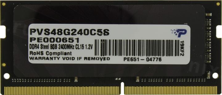 Patriot Viper Steel <PVS48G240C5S> DDR4 SODIMM 8Gb  <PC4-19200> (for NoteBook)