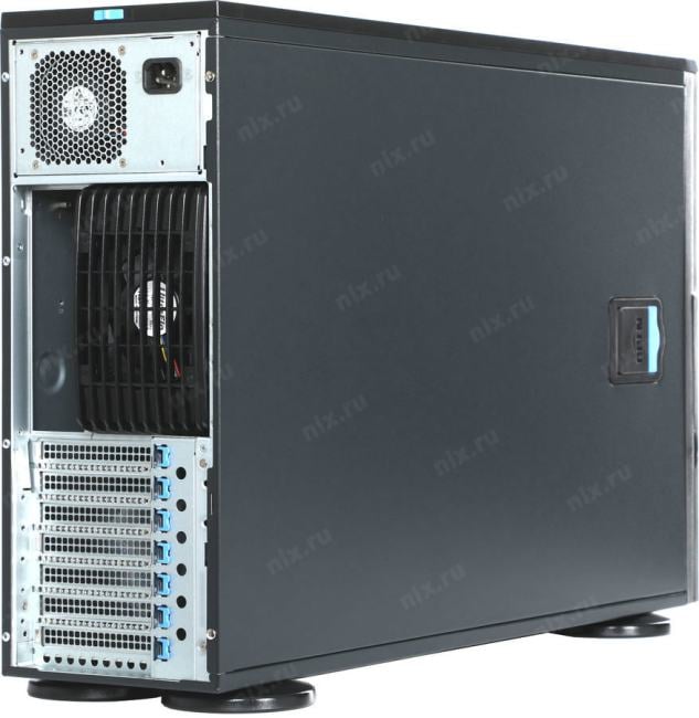 Корпус SuperMicro CSE-743AC-1K26B-SQ 8x 3.5"/2.5" SAS3/SATA3 Backplane for Hot-Swappable Drives,Whisper-Quiet (<27dB),Front HDD Door Lock & Side Panel Intrusion Switch,Front I/O Ports: 2x USB 3.0,2x 8cm PWM Fans & 1x 9cm Rear PWM Fan (CSE-743AC-1K26B-SQ плохая упаковка)