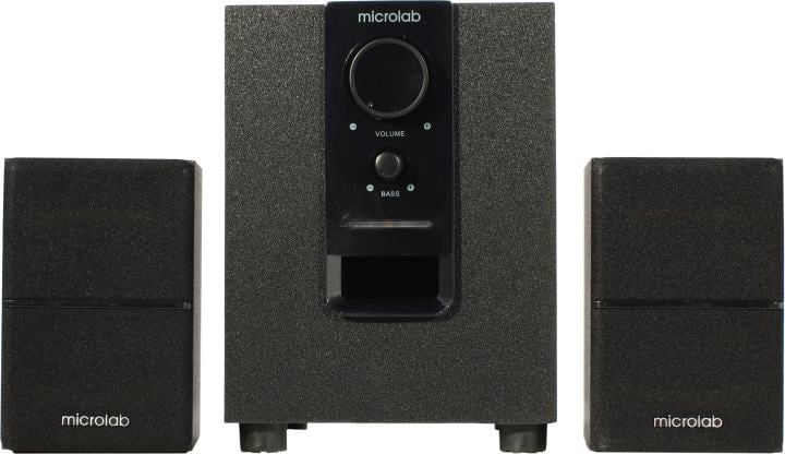 Колонки Microlab M-106BT  <чёрный>  (2x2.5W  +Subwoofer 5W)