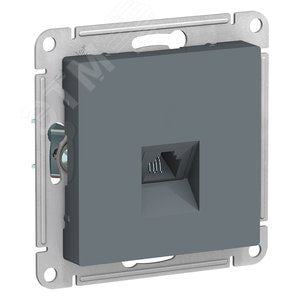 Розетка Systeme Electric ATN000781 AtlasDesign,  телефонная,  RJ11,  механизм, грифель