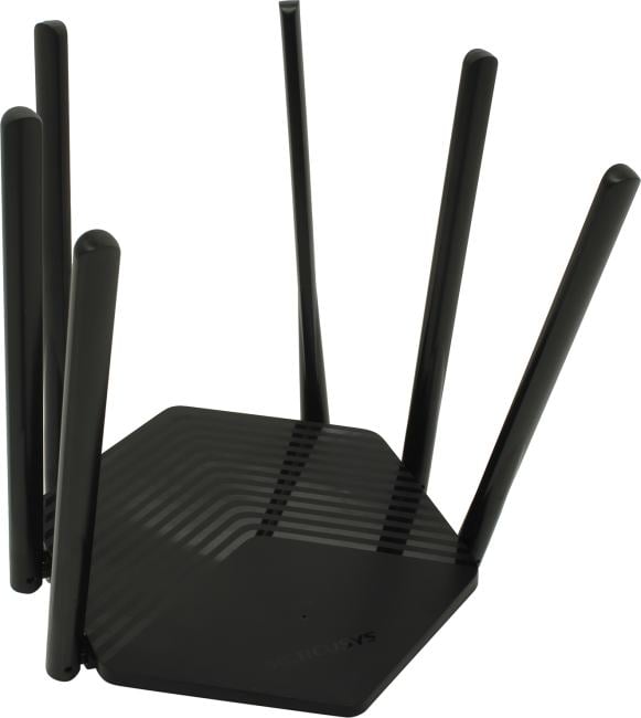 Роутер Mercusys MR50G, AC1900, 2.4+5ГГц, 6×антенн, Gigabit