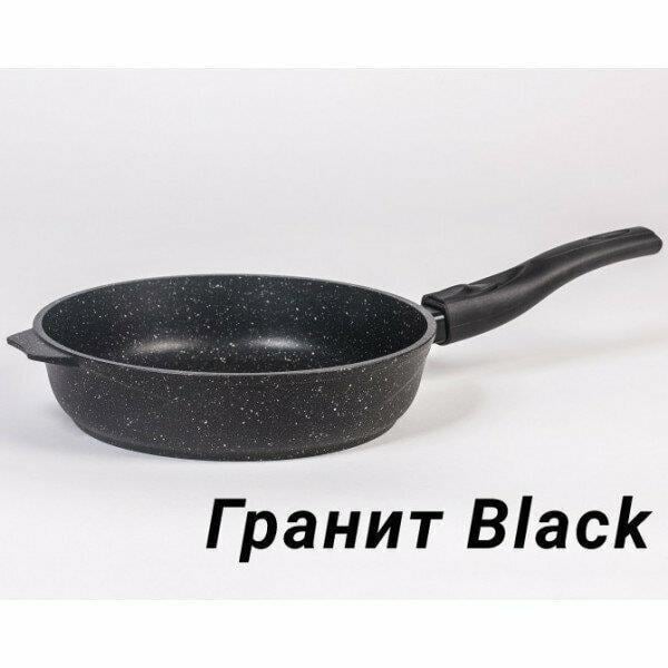 Сковорода Мечта 018802, 18 см, Гранит black, съемная ручка