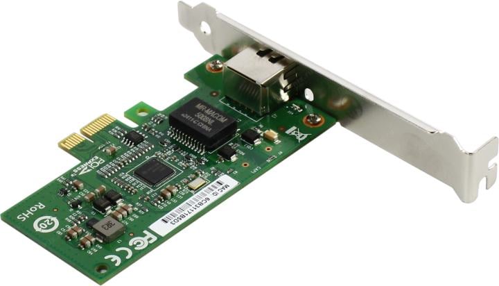 Сетевая карта LR-link LREC9204CT, 1×1GbE, PCIe x1, Intel I210