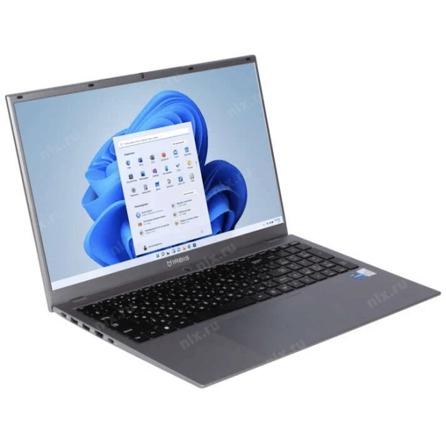 Irbis 17NBP4503_G3 17.3"(1920x1080) IPS,Core i5-12450H,16Gb,512Gb,Wi-Fi 6+BT  Kbd Backlit,FPS,TPM 2.0,2.2kg,Grey,noOS