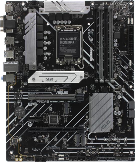 ASUS PRIME B660-PLUS D4 (RTL) LGA1700 <B660> 2xPCI-E Dsub+HDMI+DP  2.5GbLAN  SATA  ATX 4DDR4