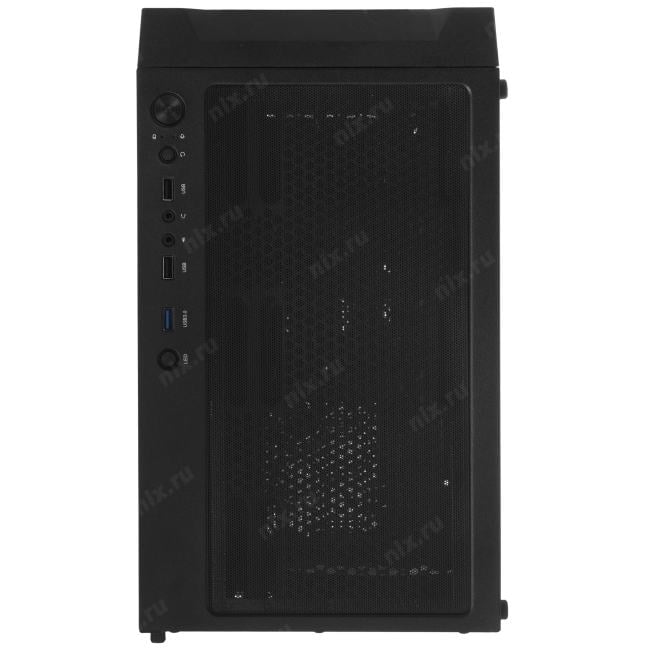 CMAEA19-A4 Корпус Powercase Mistral EA19, Tempered Glass, 4x 120mm ARGB PWM  Fan, чёрный, ATX
