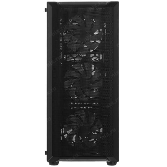 CMAEA19-A4 Корпус Powercase Mistral EA19, Tempered Glass, 4x 120mm ARGB PWM  Fan, чёрный, ATX