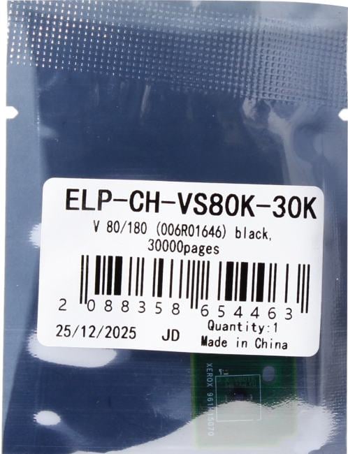<ELP-CH-VS80K-30K> Чип Xerox Versant 80/180 (006R01646) Black, 30K