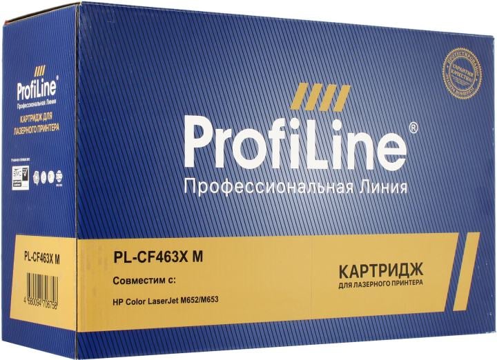 Картридж лазерный ProfiLine PL-CF463X для принтеров HP Color LaserJet M652/M653 Magenta 22000 копий