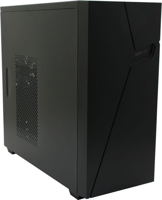 Zircon Корпус Star без БП (Midi Tower,Micro-ATX, Черн., 1*USB3.0, 2*USB2.0, 1*92мм)
