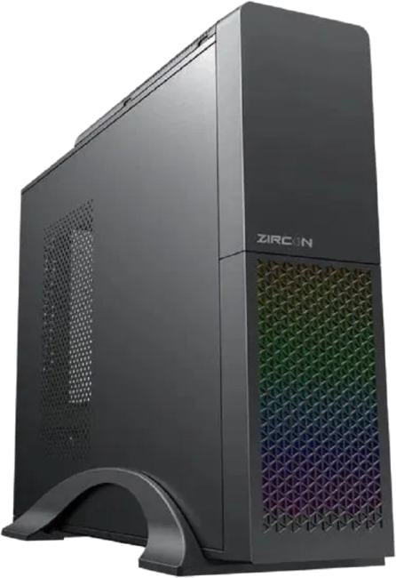 Корпус ПК Zircon Desk MINI, Micro-ATX, 300W, черный