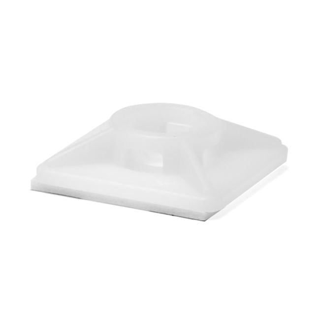 Площадка самоклеящаяся DKC 25467SR3MV двойная 19x19 (спец.состав) белая для хомутов ширин. до 3,6мм,  Quadro, уп/100 шт